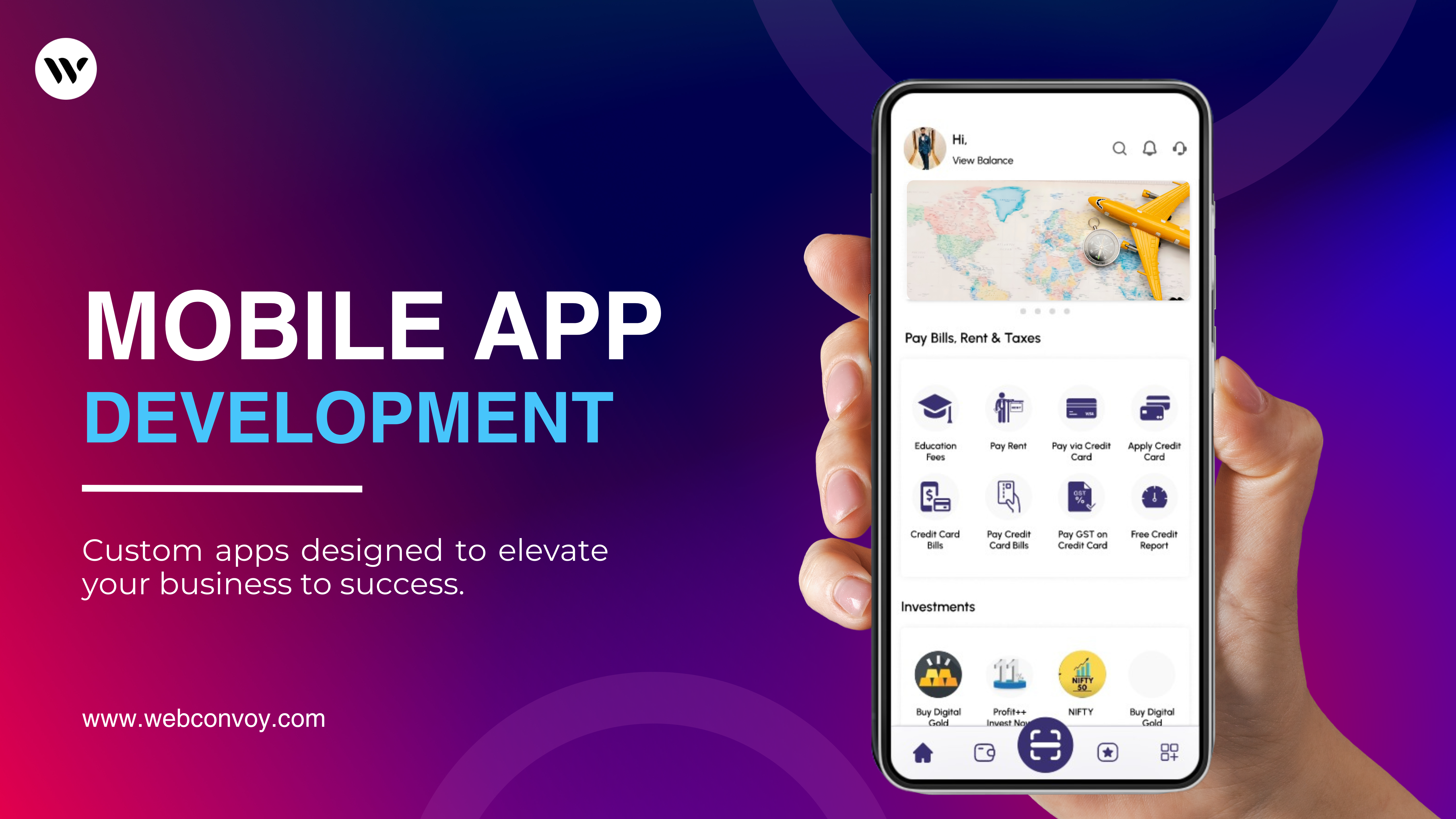 Mobile App Development: Transforming Businesses with WebConvoy
