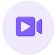 Audio and video social apps icon